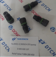 NO.043(1-2) BOSCH CP1 CP3 pump Relief Valve F 00N 200 450