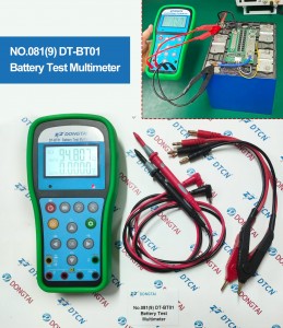 NO.081(9) DT-BT01 Battery Test Multimeter