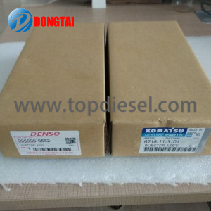 DENSO common rail injector 095000-0560, 095000-0562 for KOMATSU 6218-11-3100, 6218-11-3101