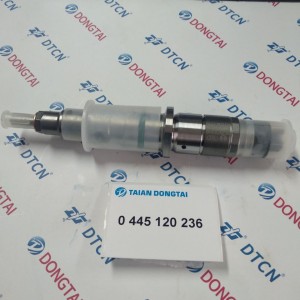 BOSCH Common Rail Injector 0445120236 (0 445 120 236)，FOR CUMMINS 4939061 ,KOMATSU PC300-8, Made in China