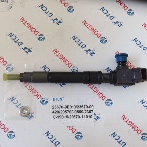 DENSO Common Rail injector 23670-0E010=23670-09420=295700-0550= 23670-1901=23670-11010