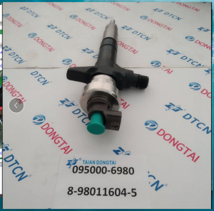 Denso Common Rail Injector 095000-6980 , 8-98011604-5 for Isuzu 4JJ1
