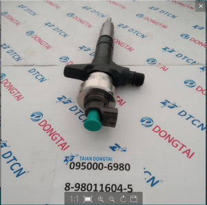 Denso Common Rail Injector 095000-6980 , 8-98011604-5 for Isuzu 4JJ1