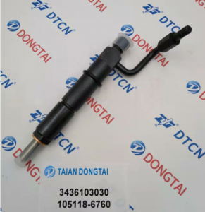 CAT Fuel Injector 3436103030 105118-6760 For Mitsubishi Engine S6K-T