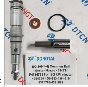 China Supplier Denso Repair Kits - NO.109(4-4A) Common Rail Injector Nozzle 4384731 P4384731 For ISG XPI injector 4384786 4384733 4384619 4384788/4391515 – Dongtai