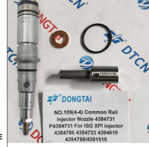 NO.109(4-4A) Common Rail Injector Nozzle 4384731 P4384731 For ISG XPI injector 4384786 4384733 4384619 4384788/4391515