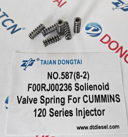 NO.587(8-2) F 00R J00 236, F00RJ00236 Solenoid valve Spring For CUMMINS 120 Series Injector