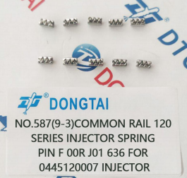 NO.587(9-3) Common Rail 120 Series Injector Spring Pin F 00R J01 636 for 0445120007 Injector