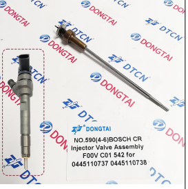 NO.590(4-6) BOSCH Common Rail Injector Valve Assembly F 00V C01 542 For 0445110737 0445110738