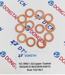 NO.599(1-3) Copper Gasket 093245-0140/23654-64010, Size:12x19x1