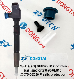 NO.619(2-3) DENSO G4 Common rail Injector 23670-0E010,23670-0E020 Plastic Protection