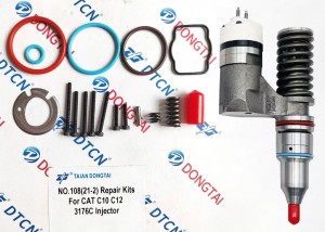 NO.108(21-2) Repair Kits For CAT  C10 C12 3176C Injector