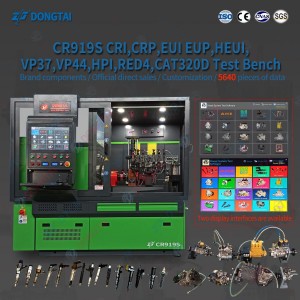 CR919S Test Bench Full Function ( CRI,CRP,EUI,EUP,HEUI,VP37,VP44,RED4,CAT320D)
