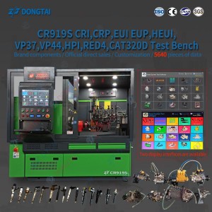 CR919S Test Bench Full Function ( CRI,CRP,EUI,EUP,HEUI,VP37,VP44,RED4,CAT320D)