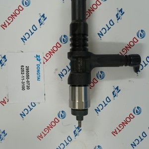 KOMATSU Engine Fuel Common Rail Injector 295050-0720 6252-11-3100   (Made in China）