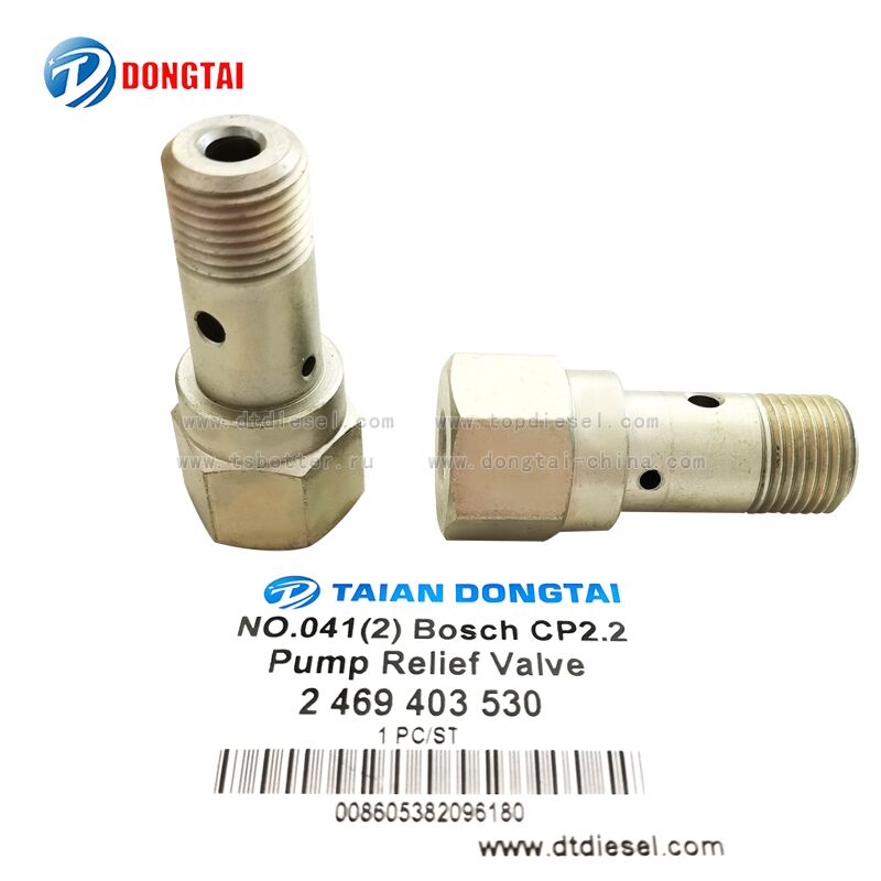 OEM China Cp1 Plunger - No,041（2） BOSCH CP2.2 Pump Relief Valve 2 469 403 530  – Dongtai