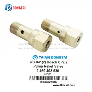 No,041（2） BOSCH CP2.2 Pump Relief Valve 2 469 403 530