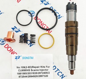 NO.109(2-8D) Repair Kits For CUMMINS Scania Injector 1881565/2031835/2872405/ 2872544/2894920/2897320