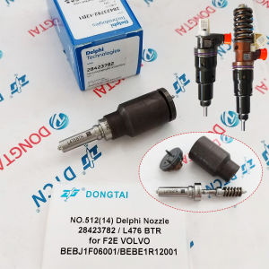NO.512(14) Delphi Nozzle Capsule Assembly 28423782 (Valve 22 + Nozzle L476) for VOLVO HDE11 EXT SCR F2E Injector 22282199/22301418/ BEBJ1F06001/BEBJ1F06101, 22282198/22301417/ BEBE1R12001/BEBE1R121...