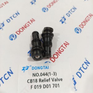 NO.044(1-3) BOSCH CB18 Pump Relief Valve F 019 D01 701 for Pump 0445025052