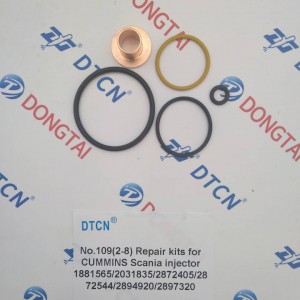 NO.109(2-8A) Repair Kits For CUMMINS Scania Injector 1881565/2031835/2872405/ 2872544/2894920/2897320