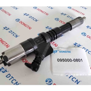 common rail injector 095000-0801 6156-11-3100   for Komatsu Excavator MADE IN CHINA