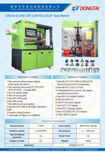 cr518 EURO6 CRI CRP HEUI  EUI/EUP  TEST BENCH