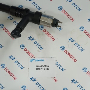 KOMATSU Engine Fuel Common Rail Injector 295050-0720 6252-11-3100   (Made in China）