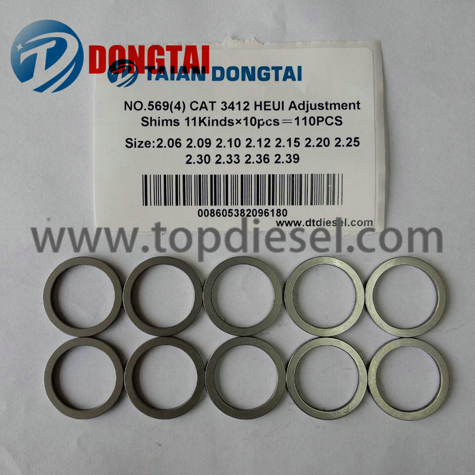 100% Original S80h Nozzle Tester -  No,122(10) CAT 3412 HEUI Adjustment Shims 11Kinds x 10pcs=110PCS – Dongtai