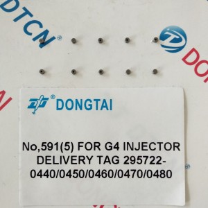 NO.591(5) FOR G4 INJECTOR DELIVERY TAG 295722-0440 295722-0450 295722-0460 295722-0470 295722-0480