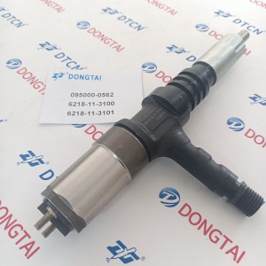 DENSO Common Rail Injector 095000-0562 for KOMATSU 6218-11-3100, 6218-11-3101 ORIGINAL USD395