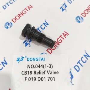 NO.044(1-3) BOSCH CB18 Pump Relief Valve F 019 D01 701 for Pump 0445025052