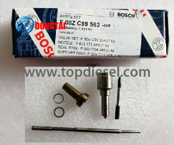Good Quality Plungerelement Pw Type - NO,603 BOSCH Genuine overhaul kit  F 00Z C99 563  – Dongtai