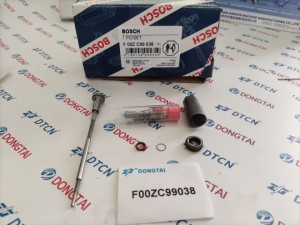 NO.604(4) F00ZC99038 Injector original Overhaul Kit Nozzle DLLA146P1296 for 0445110141
