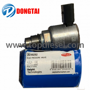 Manufacturing Companies for Fue Injector Nozzle Injector Spare Parts - No,610(3)DELPHI Genuine High Pressure Valve 28249292 – Dongtai