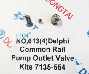 NO.613(4) Delphi Common Rail Pump Outlet Valve Kits  7135-554