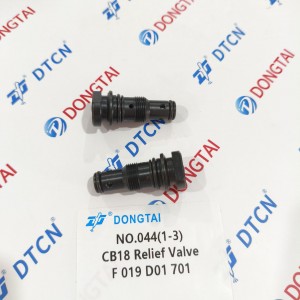 NO.044(1-3) BOSCH CB18 Pump Relief Valve F 019 D01 701 for Pump 0445025052