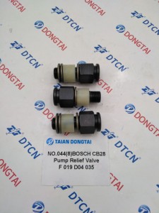 No,044(8) BOSCH CB28 Pump Relief Valve F 019 D04 035