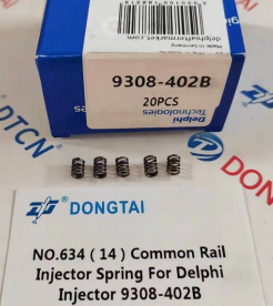 NO.634(14) Original Common Rail Injector Spring For Delphi Injector 9308-402B-Short Spring