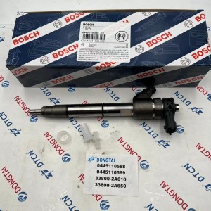 Bosch Original Common Rail  Injector 0445110588 0445110589 For Hyundai 33800-2A610 33800-2A650