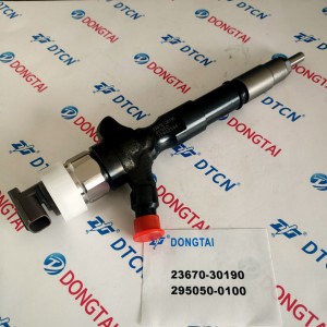 DENSO COMMON RAIL FUEL INJECTOR 295050-0100，23670-30190 For Toyota Dyna Truck,