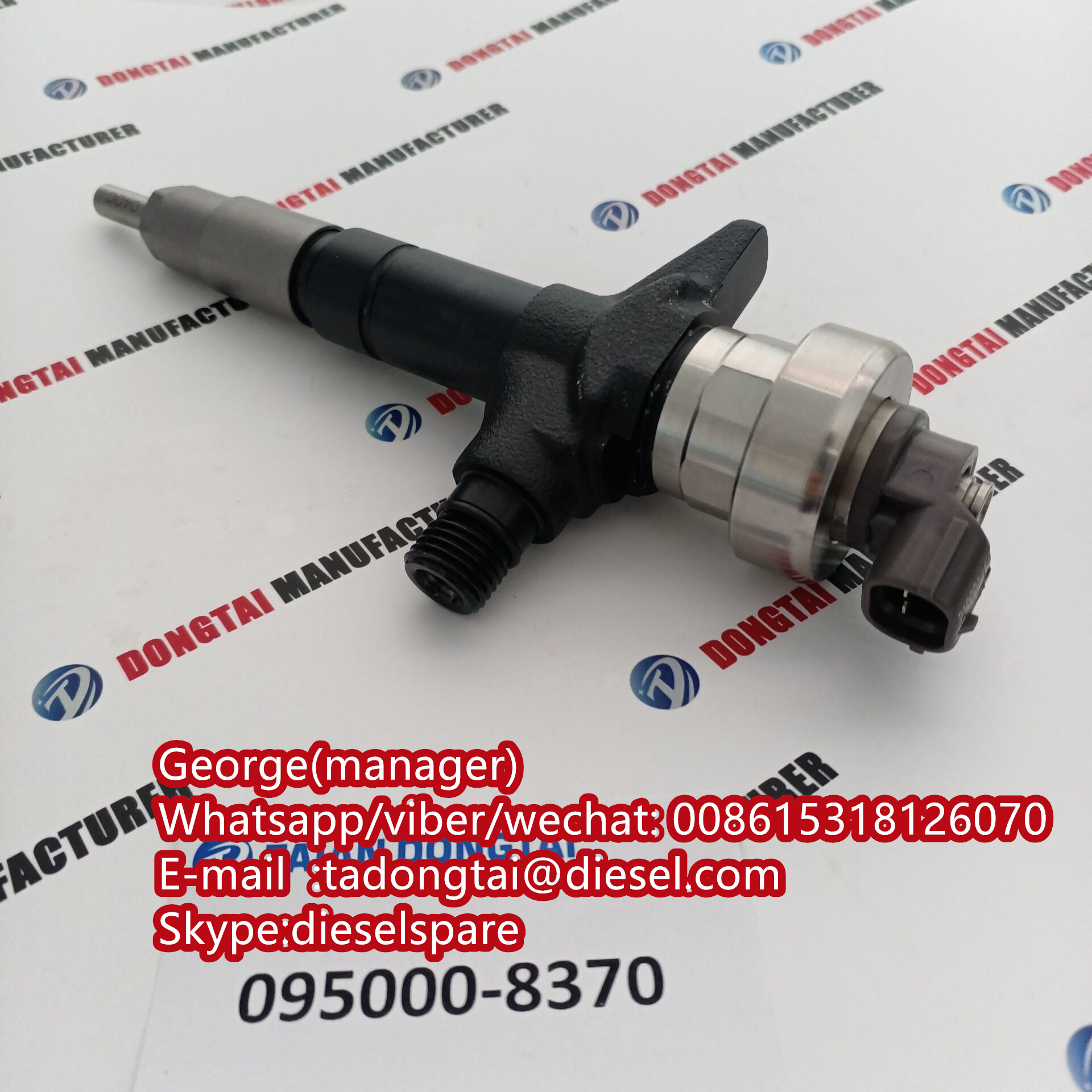 Popular Design for Auto Spare Parts Fuel Injector - DENSO Common Rail Injector 095000-8370  8-98119228-3 for ISUZU 4JK1   – Dongtai
