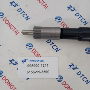 DENSO Common Rail Injector 095000-1211 for KOMATSU 6156-11-3300