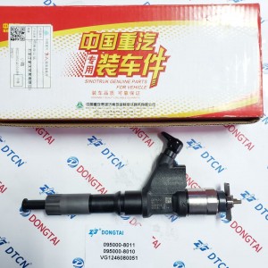 DENSO COMMON RAIL INJECTOR 095000-8011/095000-8010 for  Heavy Truck HOWO A7 VG1246080051 : Original