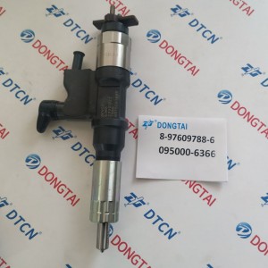 Denso Common Rail Injector 095000-6363=095000-6366=8-97609788-6 For Isuzu