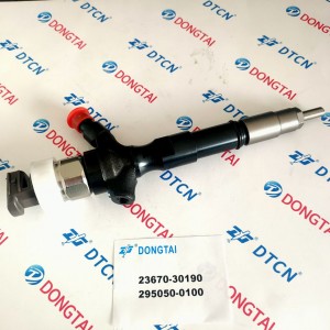 DENSO COMMON RAIL FUEL INJECTOR 295050-0100，23670-30190 For Toyota Dyna Truck,