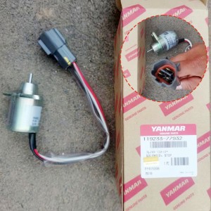 NO.114(10) YANMAR 12V/24V Flameout  Solenoid Valve  119233-77932 /119653-77950