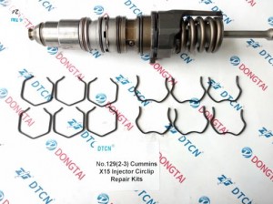 NO.129(2-3) Cummins X15 Injector Circlip Repair Kits(2pcs)