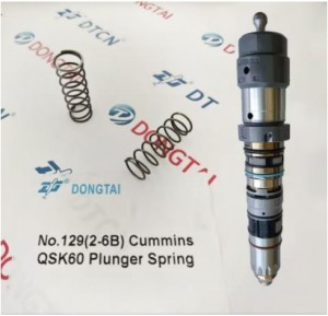 NO.129(2-6B) Cummins QSK60 Injector  Plunger Spring