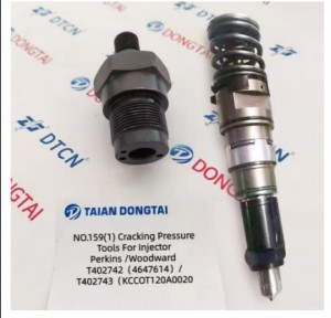 NO.159(1) Cracking Pressure Tools For Injector Perkins /Woodward T402742 (4647614) /T402743 (KCCOT120A0020)